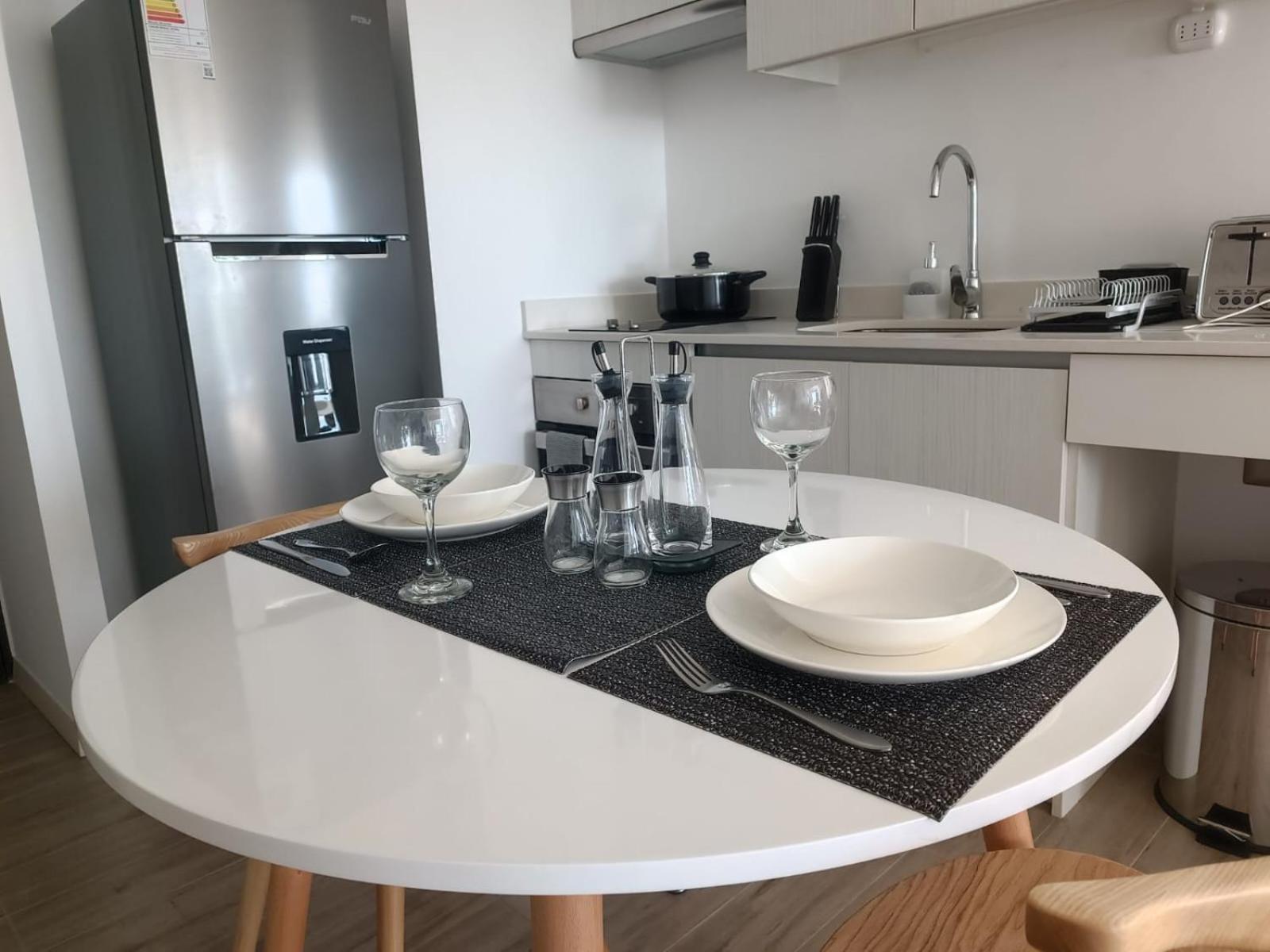 Apartamento Hom I Depto 1d1b Frente Al Mall Con Terraza Vista Al Mar 2312 *