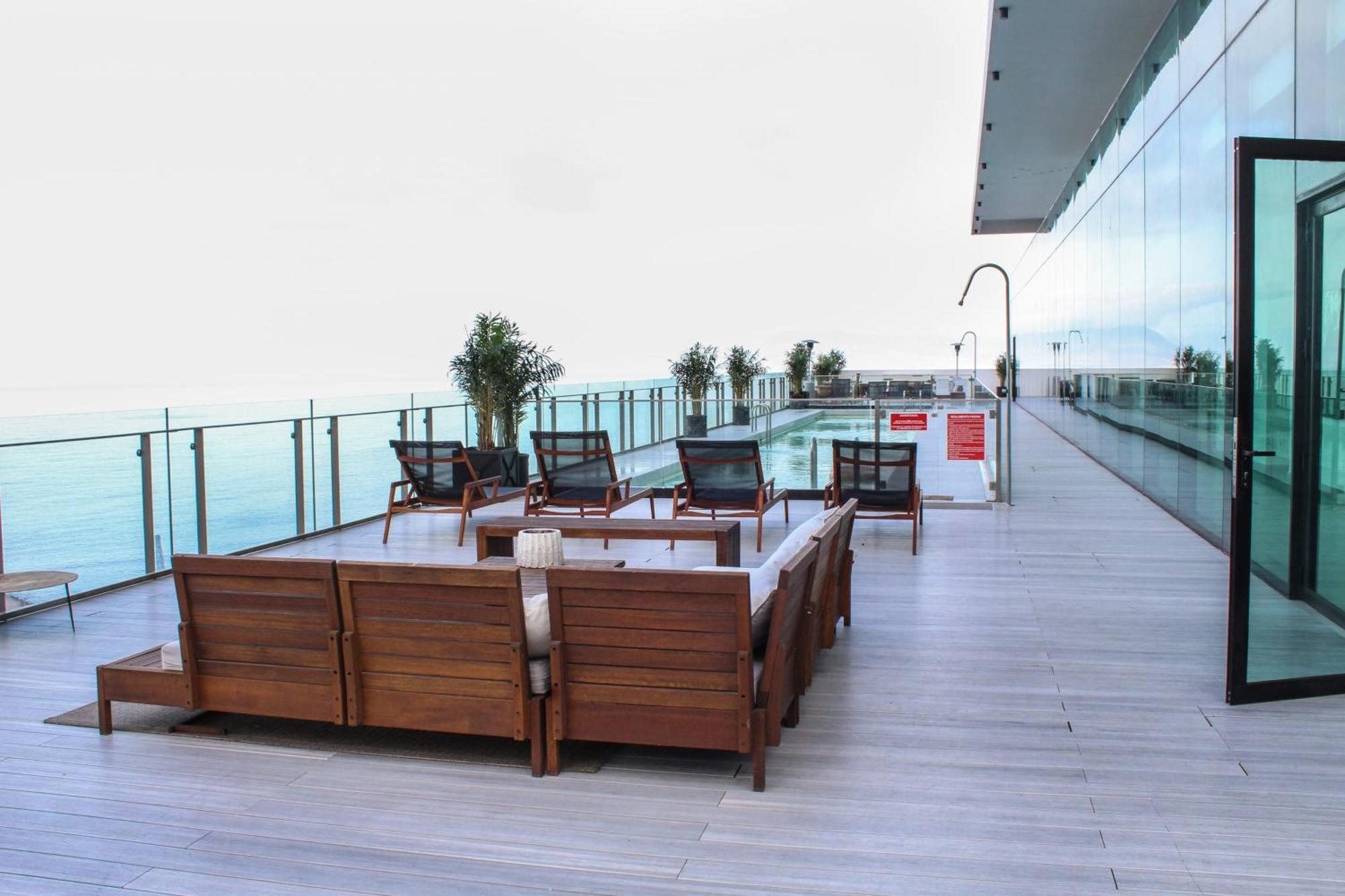 Hom I Depto 1d1b Frente Al Mall Con Terraza Vista Al Mar 2312 Apartamento *